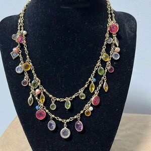 Faux Gem Necklace